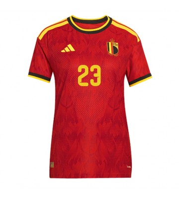 Belgien Michy Batshuayi #23 Hjemmebanetrøje Dame VM 2026 Kortærmet